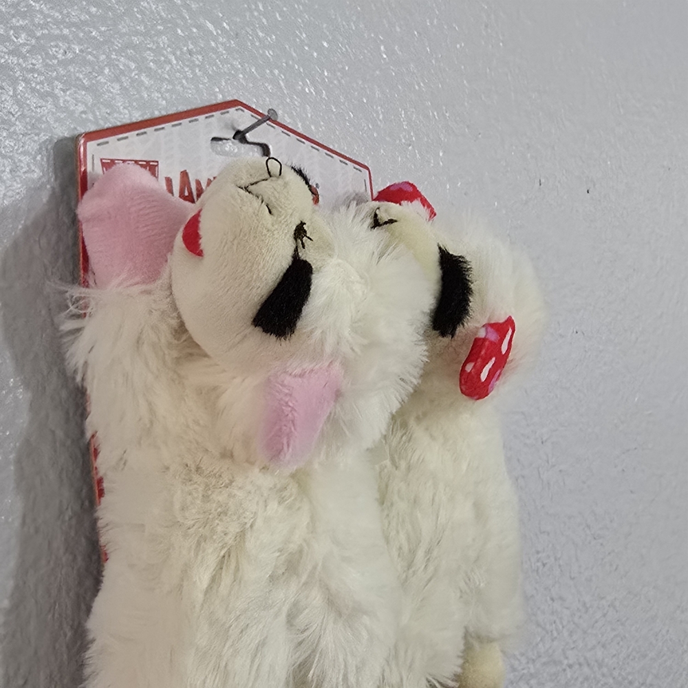 ❤️ Multipet® Lamb Chop Dog Toy - 2 Pack Dog Toy. Valentine Edition. Nwt. - Picture 2 of 4